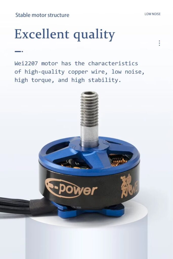 Wei2207 motor stable structure low noise excellent quality