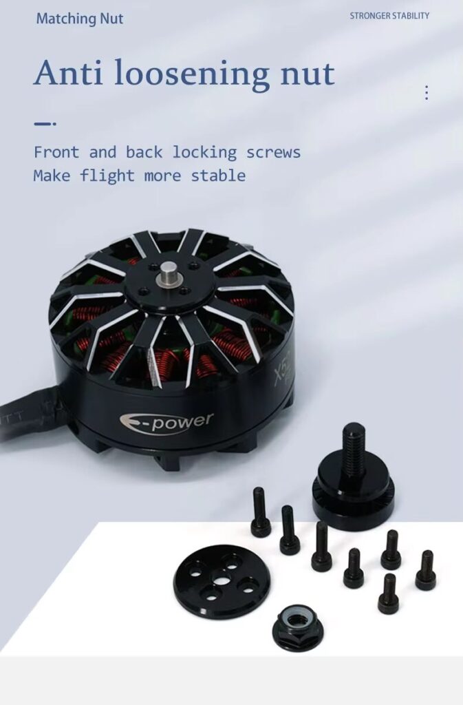 X5215 motor matching nut anti loosening nut