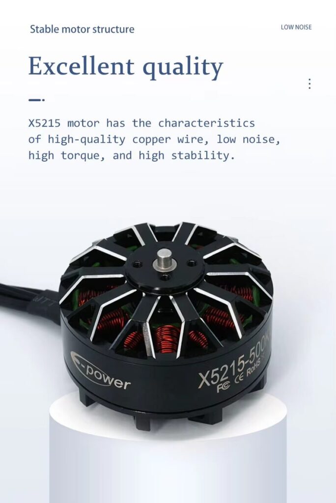 X5215 motor stable structure low noise