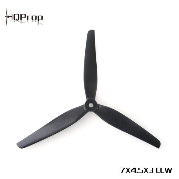 HQ MacroQuad Prop 7X4.5X3(2CCW+2CW) Black-Glass Fiber Nylon