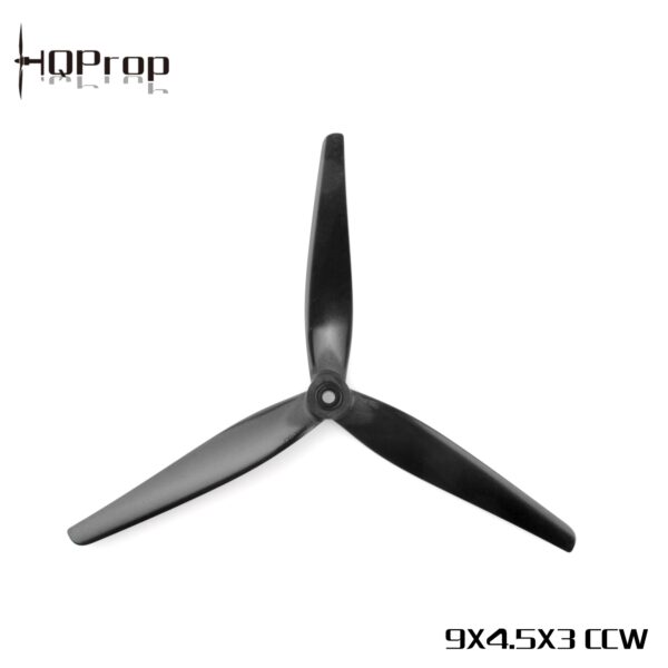 HQ MacroQuad Prop 9X4.5X3(2CCW+2CW) Black-Glass Fiber Reinforced Nylon