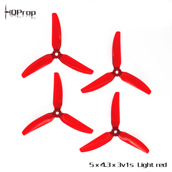 HQProp 5X4.3X3V1S (2CW+2CCW)-Poly Carbonate