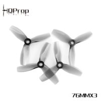 HQProp D76MMX3 cinewhoop grey 2CW+2CCW polycarbonate propeller