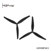 HQProp LR10X5X3 2CCW+2CW black glass fiber reinforced nylon long range propeller