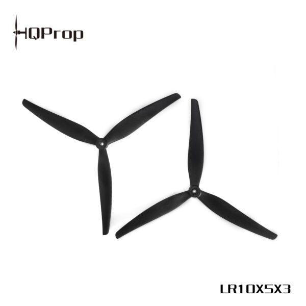 HQProp LR10X5X3 (2CCW+2CW) Black-Glass Fiber Reinforced Nylon