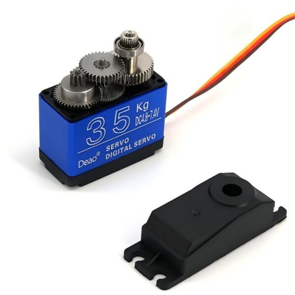 Second image of MG35KG 35KG 180° High Torque Full Steel Gear Digital Servo for RC Car