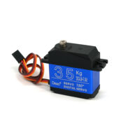 35KG 180 degree high torque full steel gear digital servo for RC car - side view