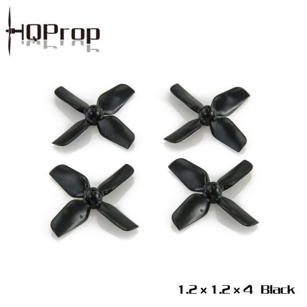 HQ Micro Whoop Prop 1.2X1.2X4 (31MM)0.8MM Shaft (2CW+2CCW)-ABS