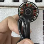 Yadovex 2807 outrunner motor stator with copper windings, center bearing and mounting holes